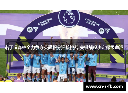 诺丁汉森林全力争夺英超积分迎接挑战 关键战役决定保级命运